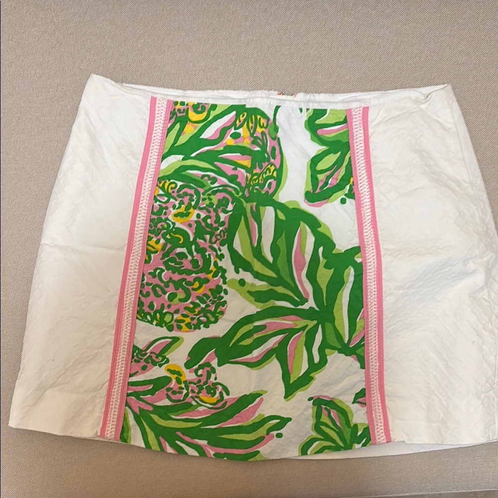 Lilly Pulitzer Tate Skirt in Seeing Pink Elephants